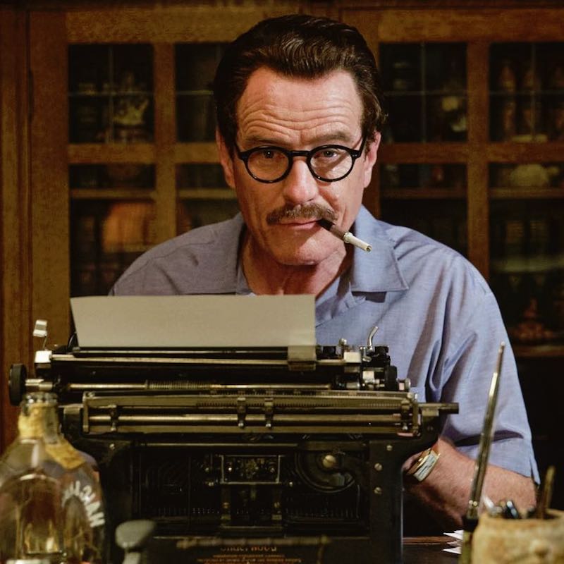 Trumbo Screenwriting on Typewriter