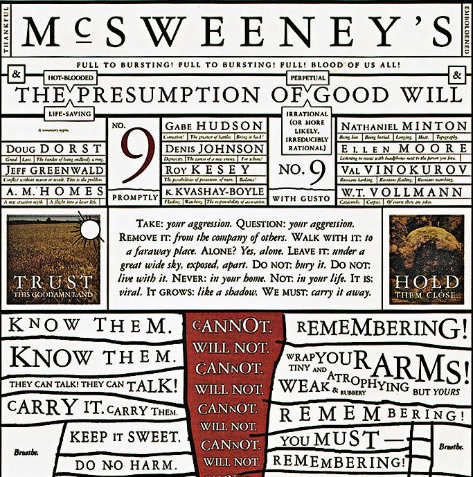 McSweeney's Cover